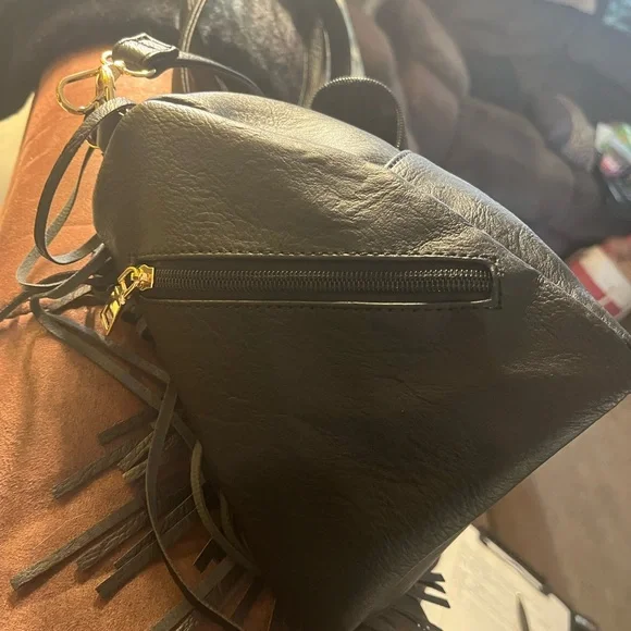 🆕Exquisitely BOHO black faux leather purse is back in stock!! Price dropped NWT. - Picture 10 of 15